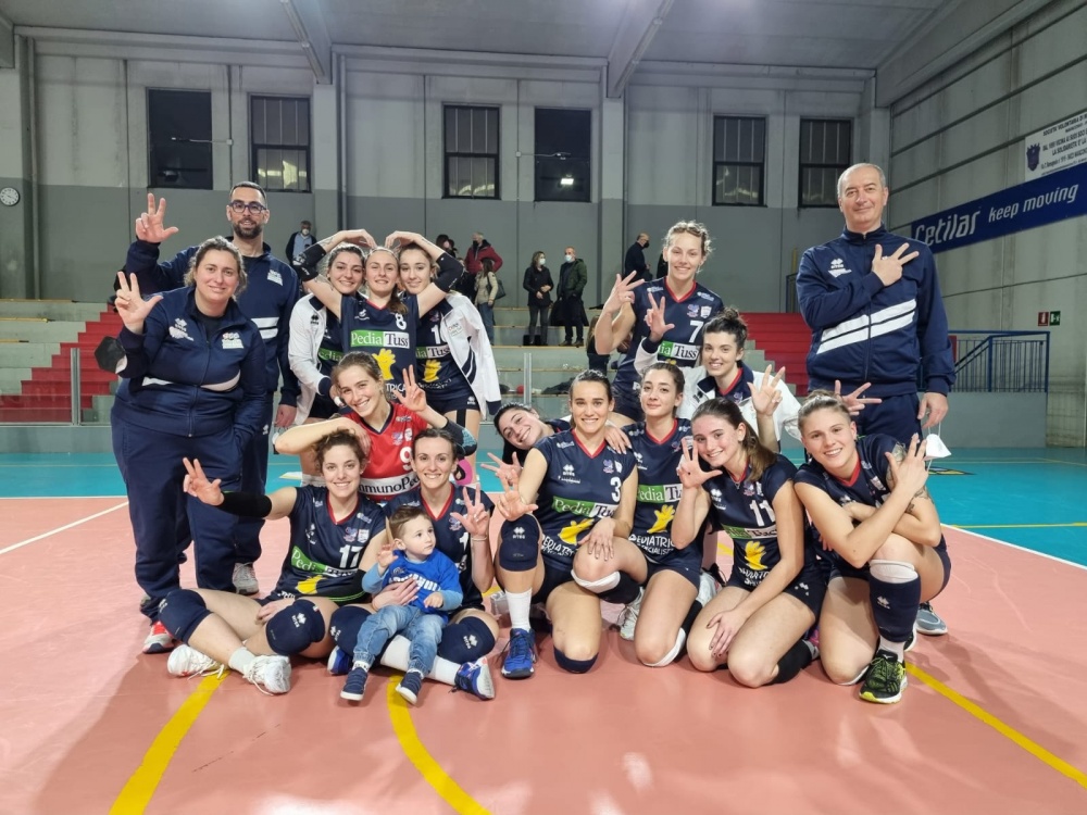 La PediaTuss supera anche la Pallavolo Follonica